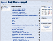 Tablet Screenshot of moodle.izse.pl
